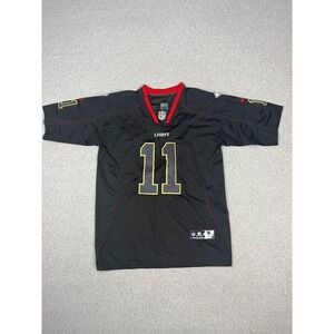 Kansas City Chiefs Football Jersey Mens M Black Alternate Alex Smith Nike